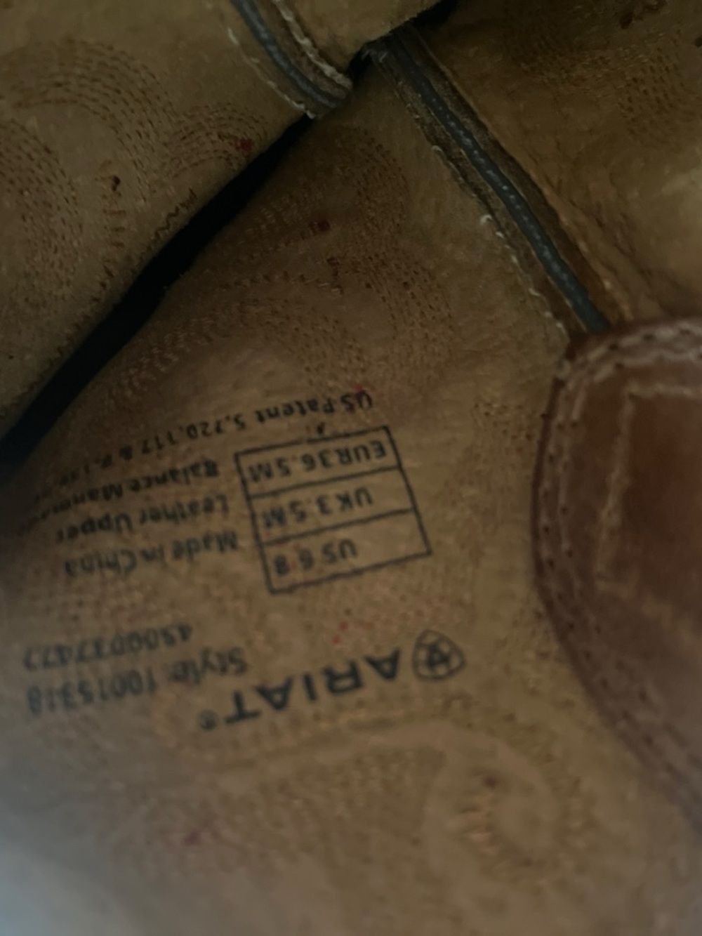 Ariat Quickdraw western cowboy boots in ‘Sandstorm’ Sz. 6 - Picture 7 of 7